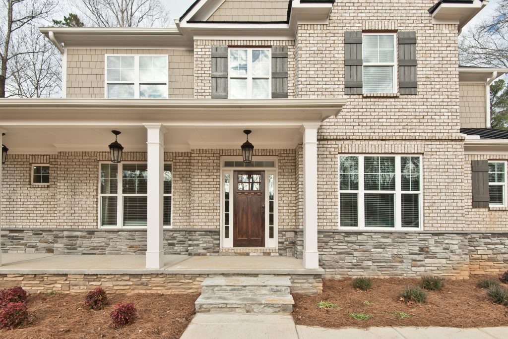 a new construction home in cobb county at Gunnerson Pointe