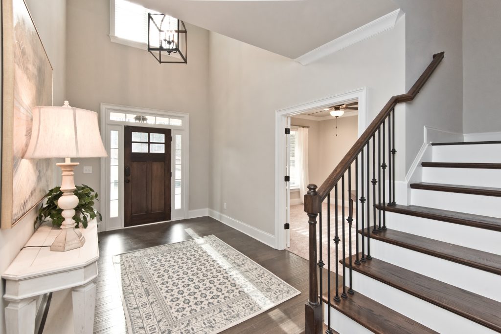 the entryway in one of the Gunnerson Pointe Homes in West Cobb