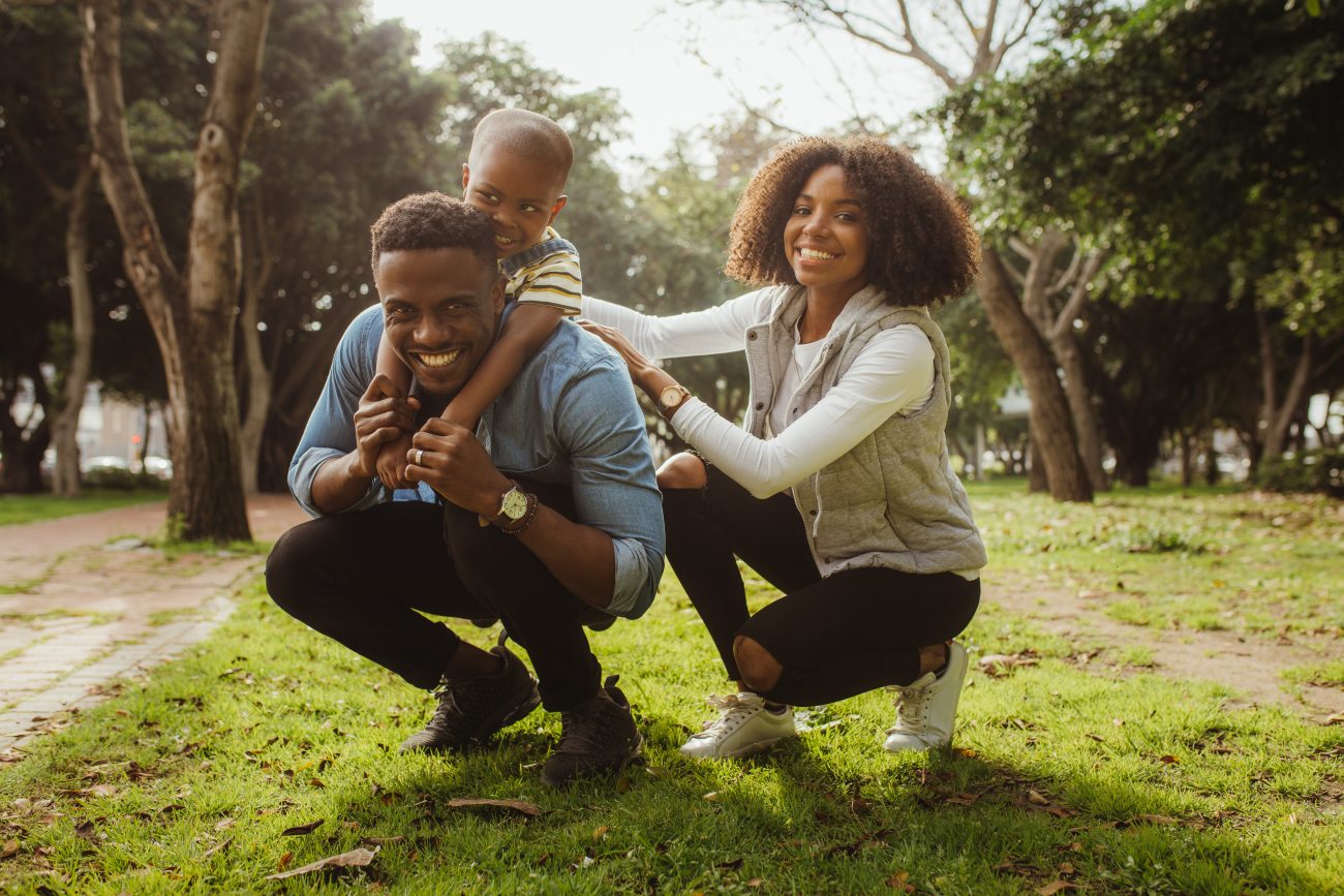 Young family at the park ©Jacob Lund